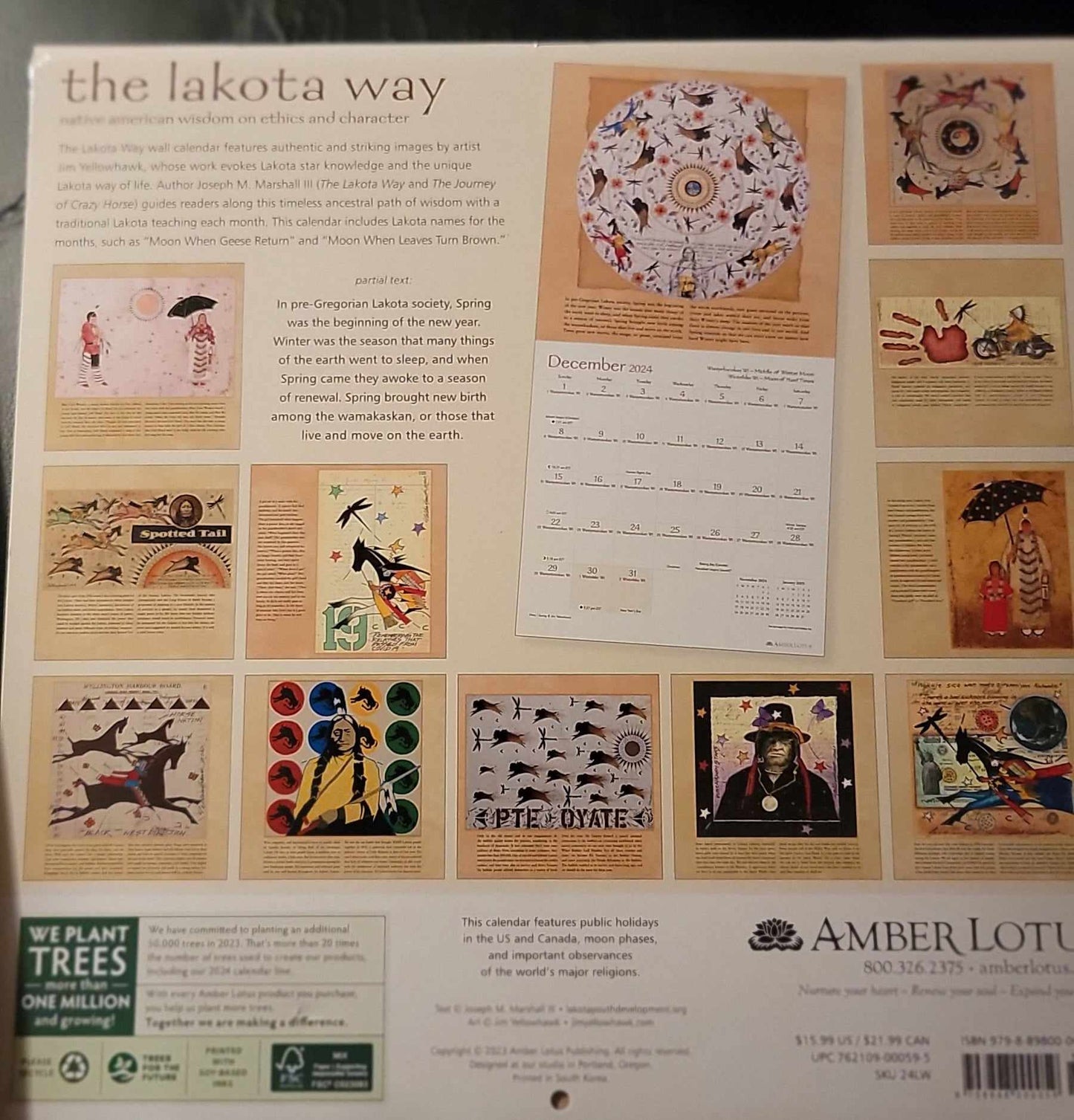 Lakota way 2024 calendar